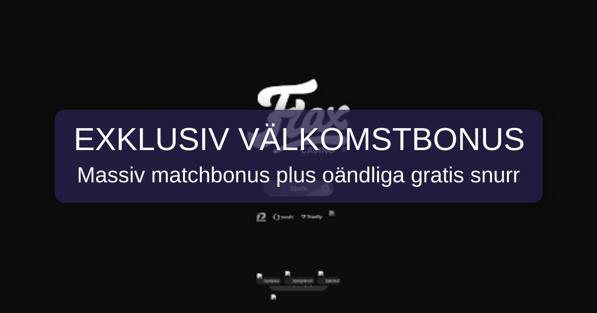 Flax Casino för svenska spelare