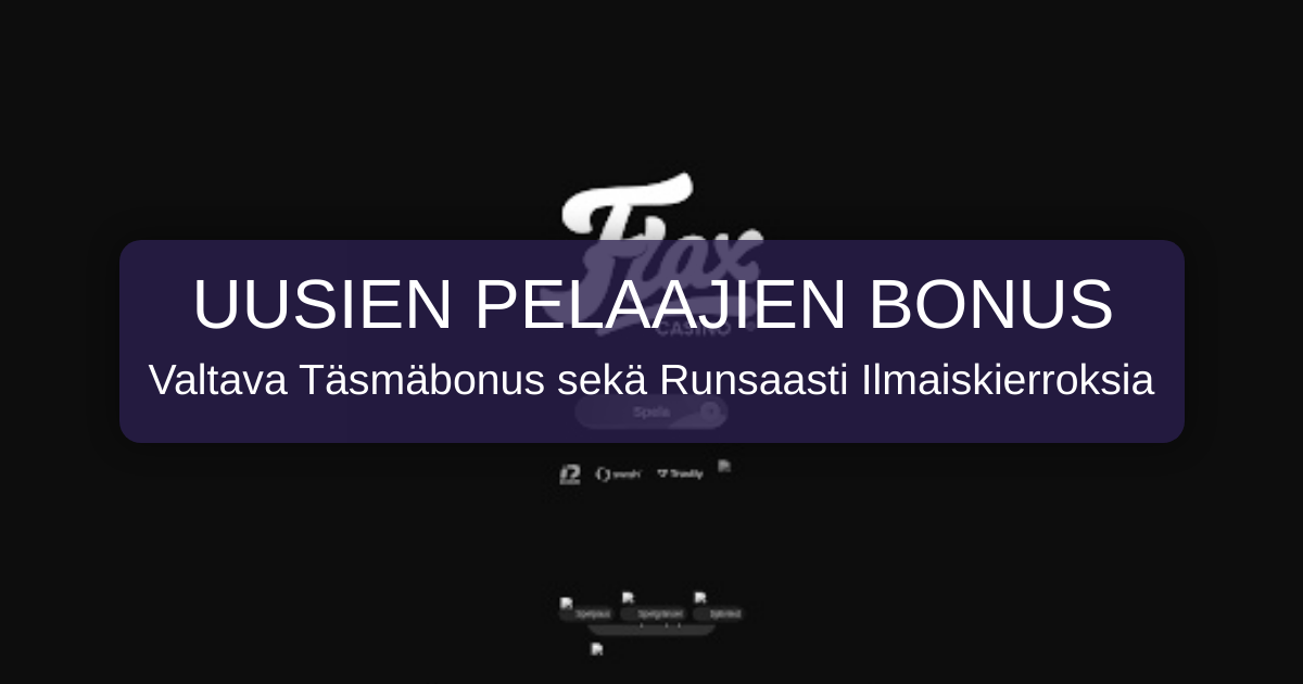 Flax Casino Suomi